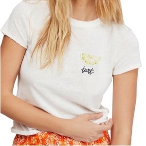 Free People Fruit Medley Lime Tart Top